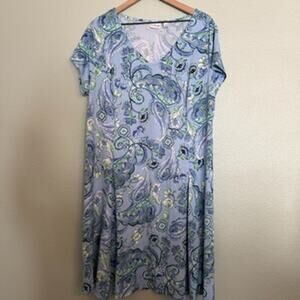 new kim rogers curvy t-shirt dress size 1X